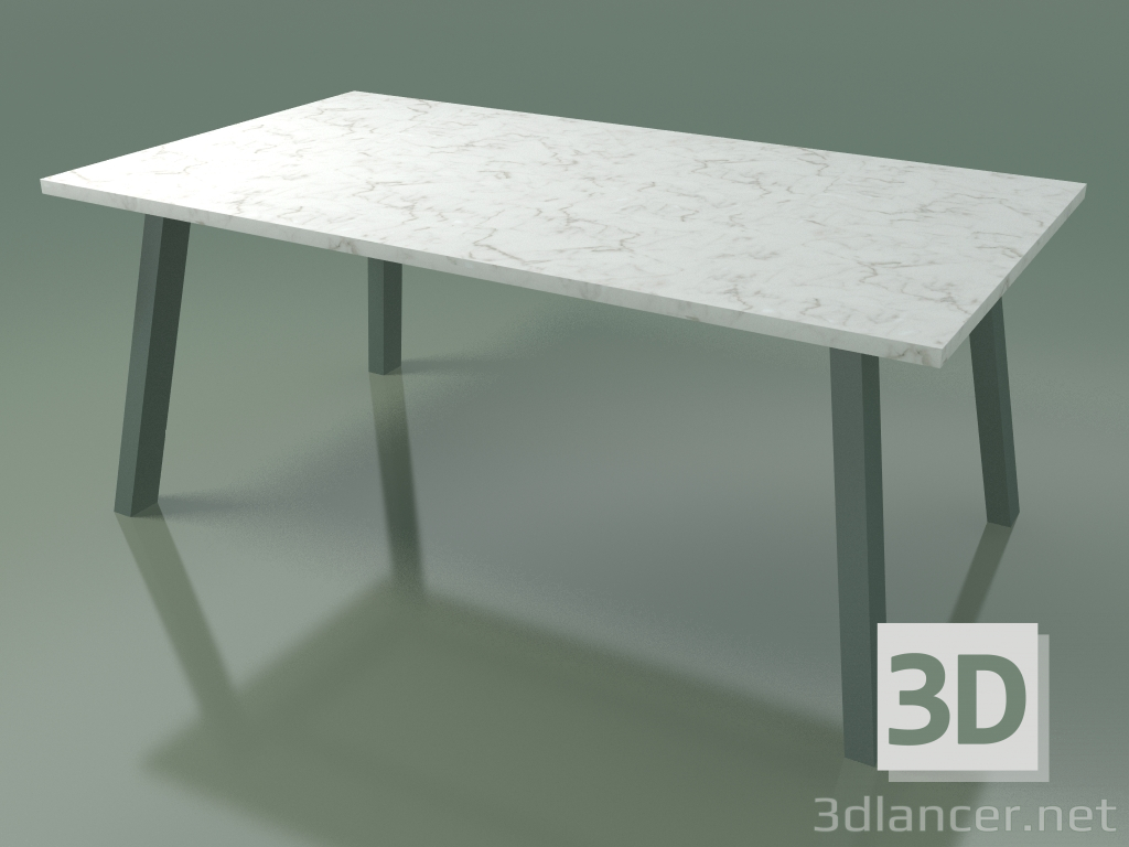 Modelo 3d Mesa de jantar ao ar livre InOut (134, ALLU-SA, mármore branco de Carrara) - preview