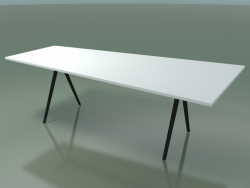 Стол трапециевидный 5412 (H 74 - 120-80x240 cm, laminate Fenix F01, V44)
