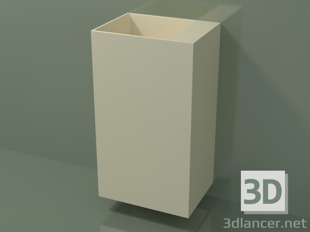 3d model Wall-mounted washbasin (03UN26103, Bone C39, L 48, P 36, H 85 cm) - preview