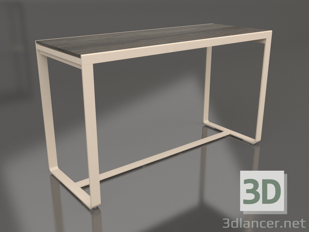 modello 3D Tavolo da bar 180 (DEKTON Radio, Sabbia) - anteprima