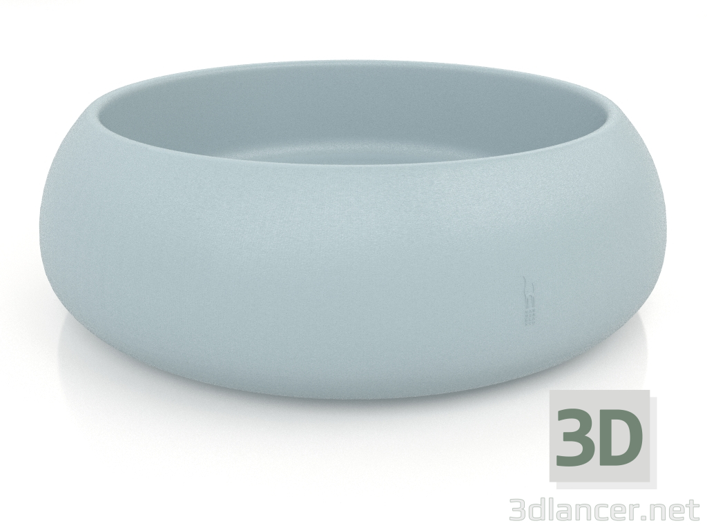 modèle 3D Cache-pot 4 (Bleu gris) - preview