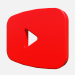 modello 3D di Rettangolo del logo di Youtube comprare - rendering