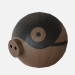 3d model Wood pig - preview