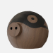 3d model Wood pig - preview