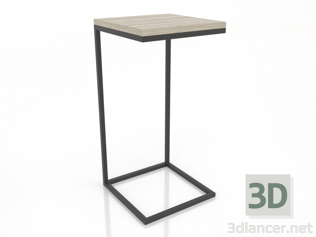3d model Side table (lightened oak) - preview 3d model Side table (lightened oak) - preview