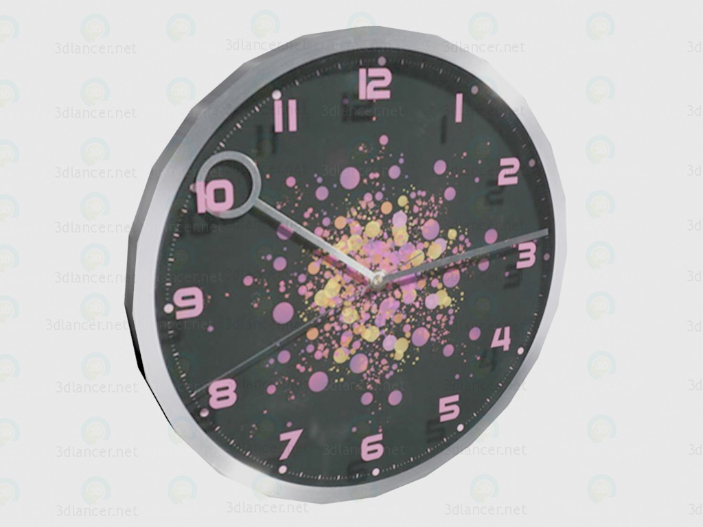 3D Modell Uhr-Pinky - Vorschau