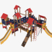 modèle 3D Complexe de jeux pour enfants (3601) - preview