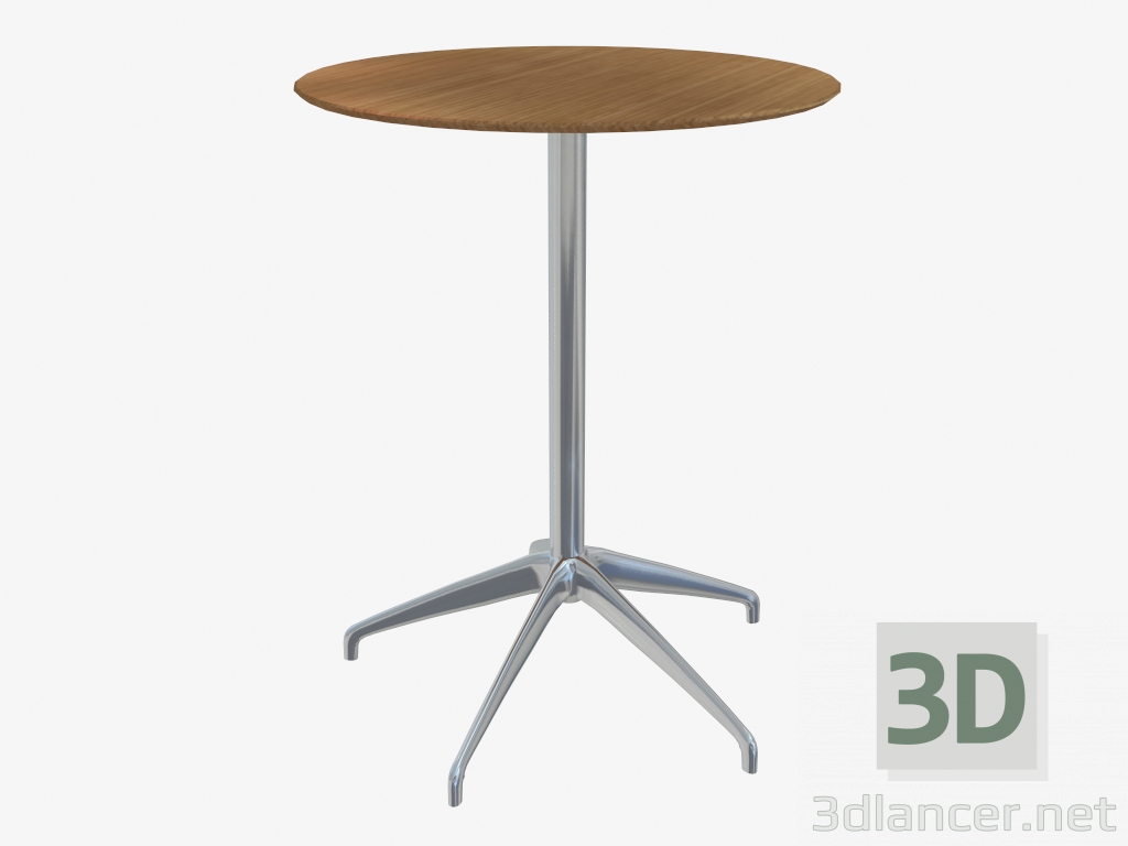 3d model Coffee table (oak 60x73) - preview