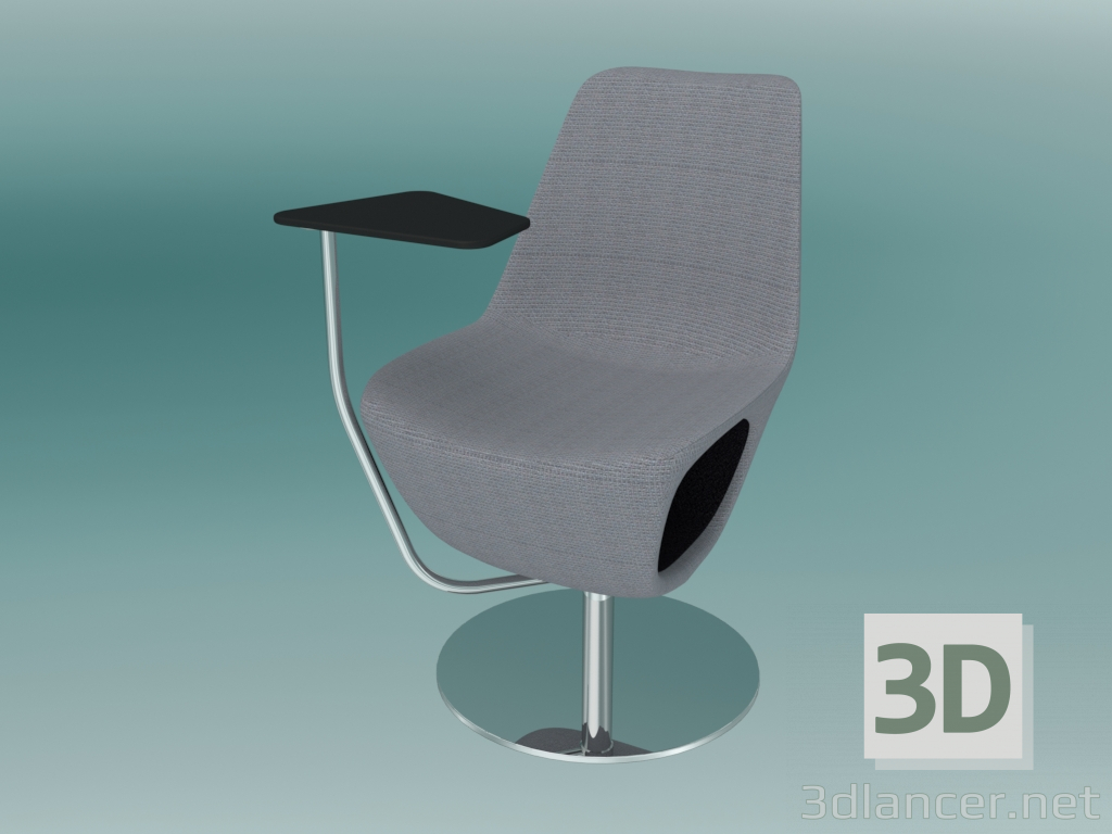 3 डी मॉडल कुंडा कुर्सी (10R + B) - पूर्वावलोकन
