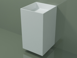 Wall-mounted washbasin (03UN26302, Glacier White C01, L 48, P 50, H 85 cm)