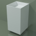 modello 3D Lavabo sospeso (03UN26302, Glacier White C01, L 48, P 50, H 85 cm) - anteprima