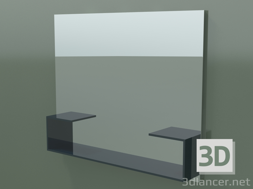 modello 3D Specchio Moode (8AMD10001, Grigio V40, L 96 cm) - anteprima