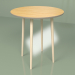 modèle 3D Table ronde Spoutnik 70 cm placage (café) - preview