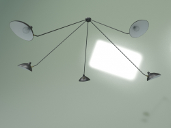 Ceiling lamp Spider 5 lights