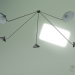 3d модель Стельовий світильник Spider 5 ламп – превью