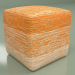 modello 3D Pouf Delight (arancione) - anteprima