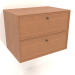 3d model Mueble de pared TM 14 (600x400x455, rojo madera) - vista previa