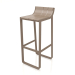 3d model Stool with a low back (Bronze) - preview