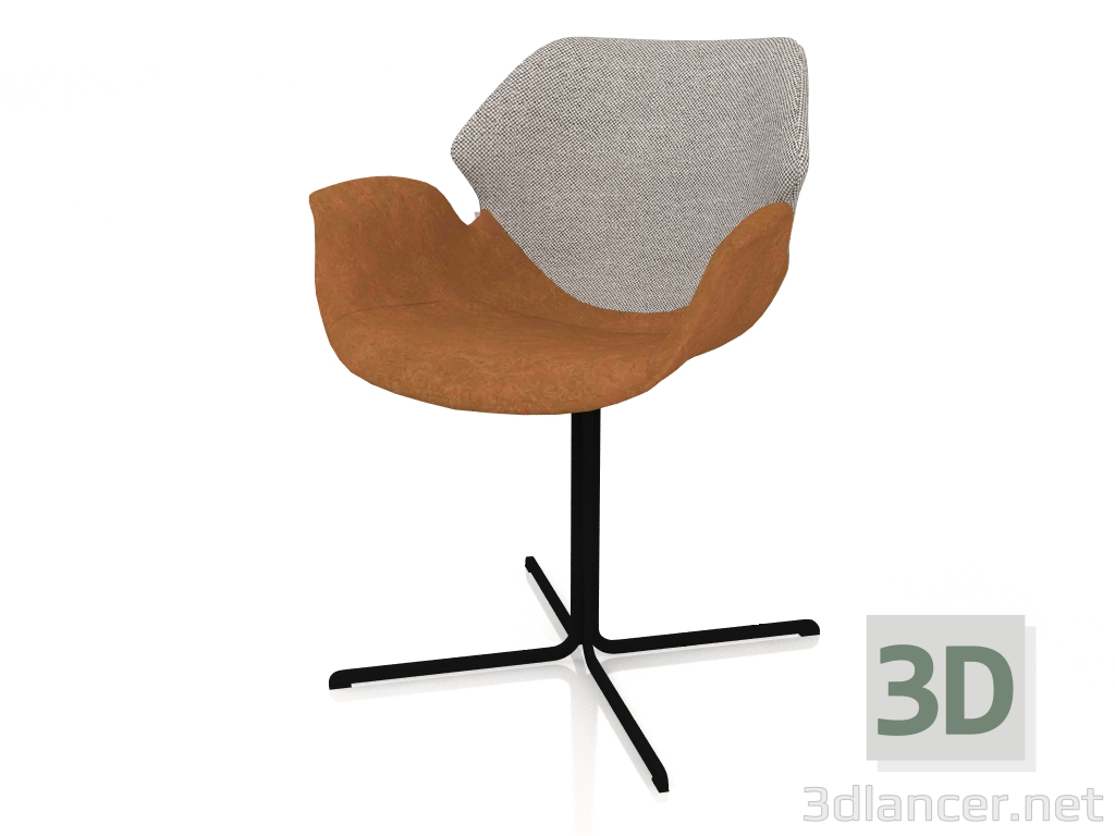 3D Modell Sessel Nikki Fab (Braun) - Vorschau