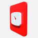 Logotipo de youtube cuadrado redondeado 3D modelo Compro - render