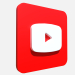 modello 3D di Logo Youtube quadrato arrotondato comprare - rendering