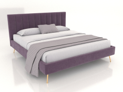 Cama doble Deangelo Queen con cabecero