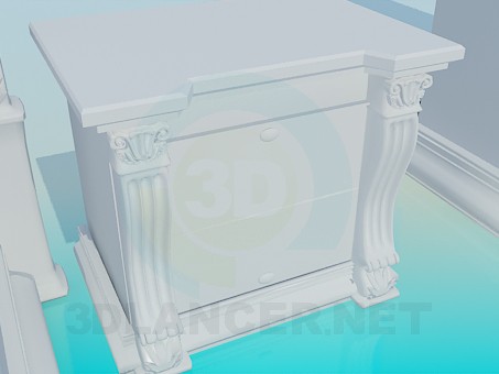 modelo 3D Un conjunto de muebles en el dormitorio - escuchar modelo 3D Un conjunto de muebles en el dormitorio - escuchar