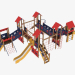 3d model Children's play complex (3602) - preview