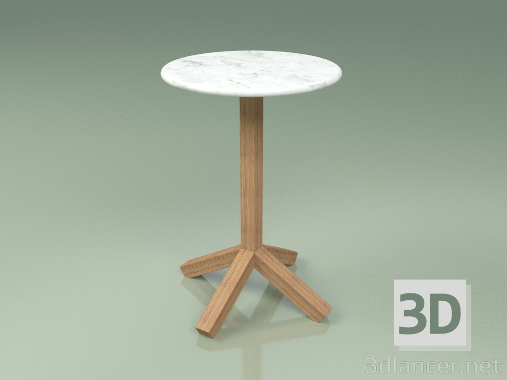modello 3D Tavolino 067 (Marmo Carrara) - anteprima