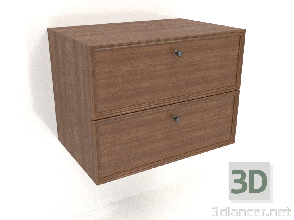 3d model Wall cabinet TM 14 (600x400x455, wood brown light) - preview