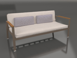 2-Sitzer-Sofa (Bronze)