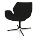 3d model Lounge chair Nikki All (Black) - preview