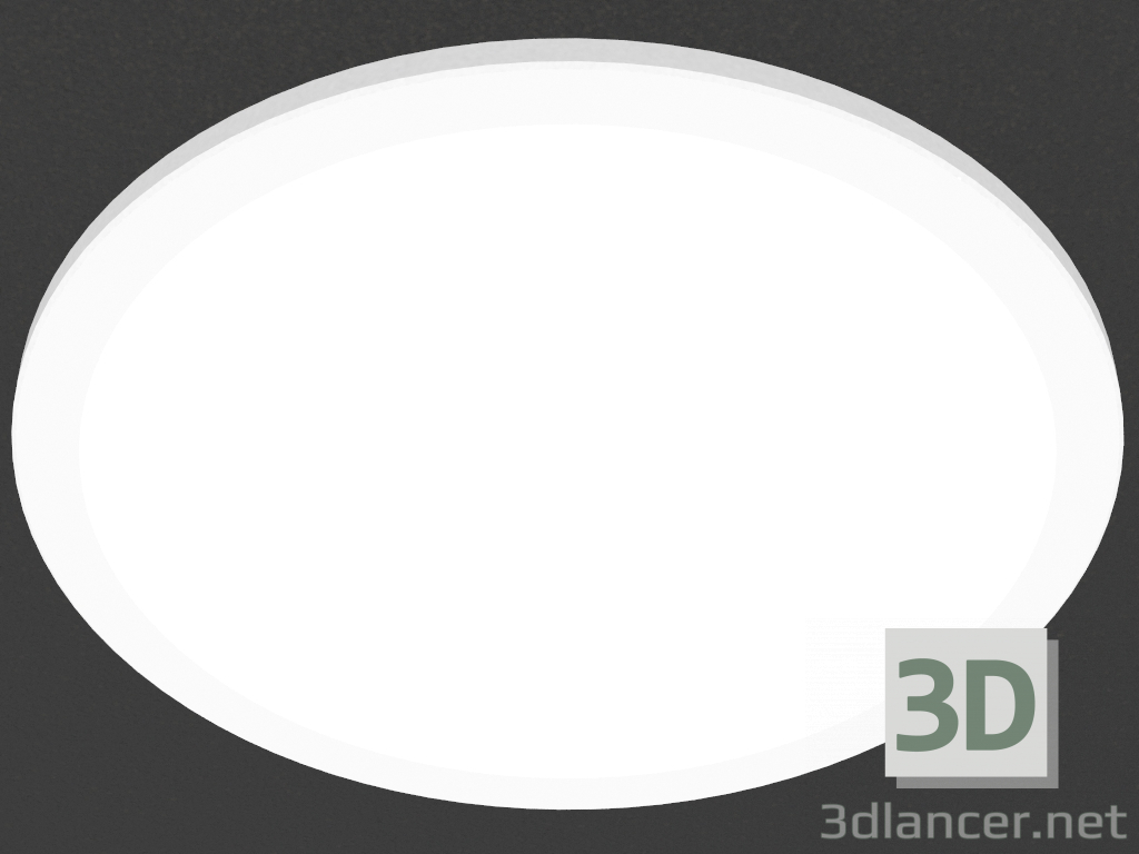 3D modeli Montaj LED paneli (DL18455_3000 Beyaz R) - önizleme