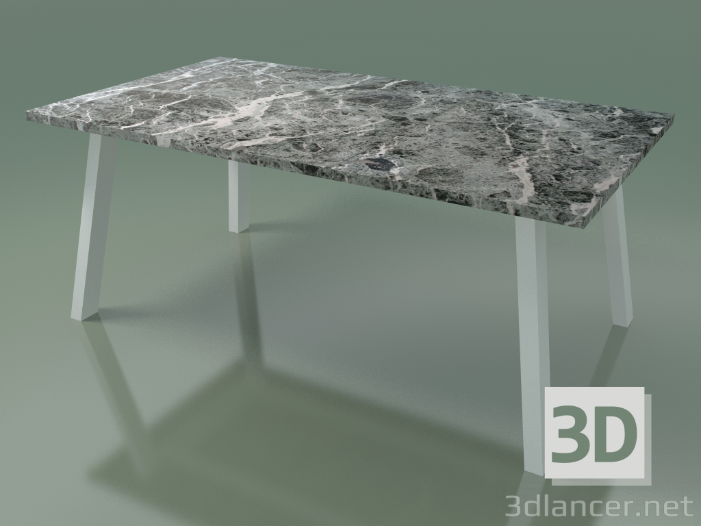 3 डी मॉडल आउटडोर खाने की मेज InOut (134, सफेद Lacquered एल्यूमीनियम, MAT-GP) - पूर्वावलोकन