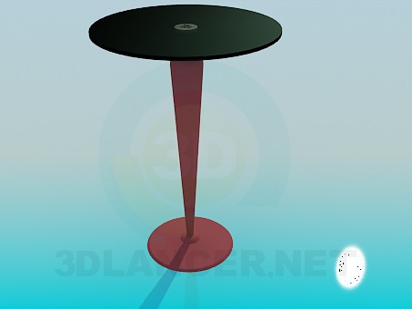 3d model High round table on the stem - preview 3d model High round table on the stem - preview