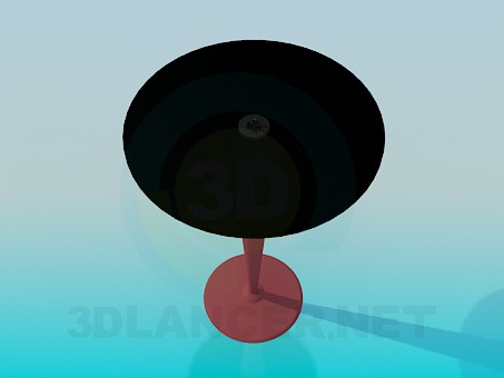 3d model High round table on the stem - preview 3d model High round table on the stem - preview