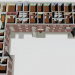 modello 3D di Edificio di tre piani con un negozio 1-363-19 comprare - rendering