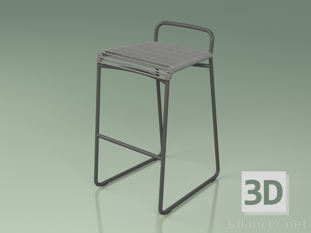 3d model Bar stool 750 (Metal Smoke) - preview