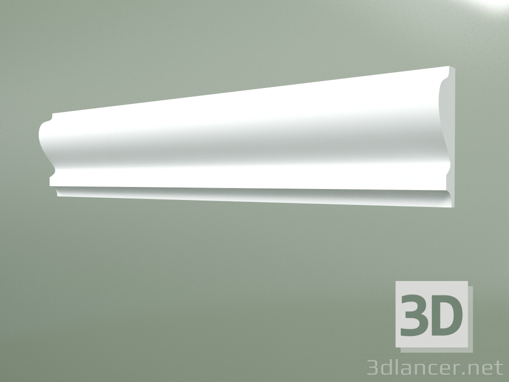 modello 3D Modanatura in gesso MT258 - anteprima