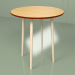 modèle 3D Table ronde Spoutnik 70 cm placage (bordeaux) - preview