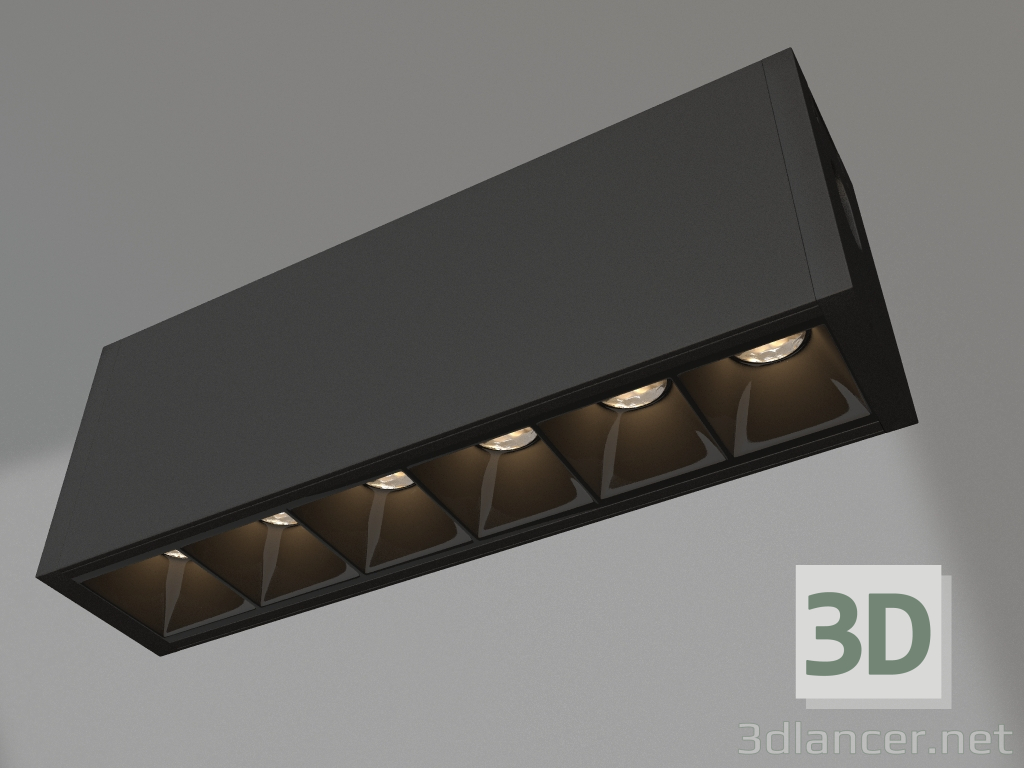 3D modeli Lamba CLIP-38-LASER-S171-6W Warm3000 (BK, 36 derece, 24V) - önizleme
