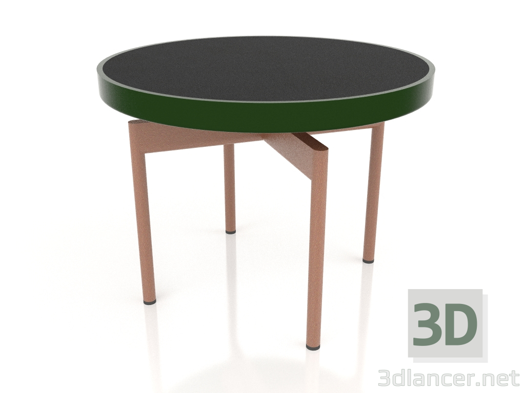 modello 3D Tavolino rotondo Ø60 (Verde bottiglia, DEKTON Domoos) - anteprima