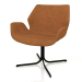 3d model Lounge chair Nikki All (Brown) - preview