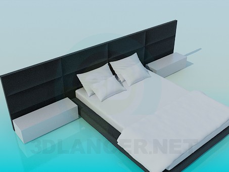 3d model Bed - preview 3d model Bed - preview