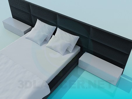 3d model Bed - preview 3d model Bed - preview