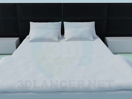 3d model Bed - preview 3d model Bed - preview