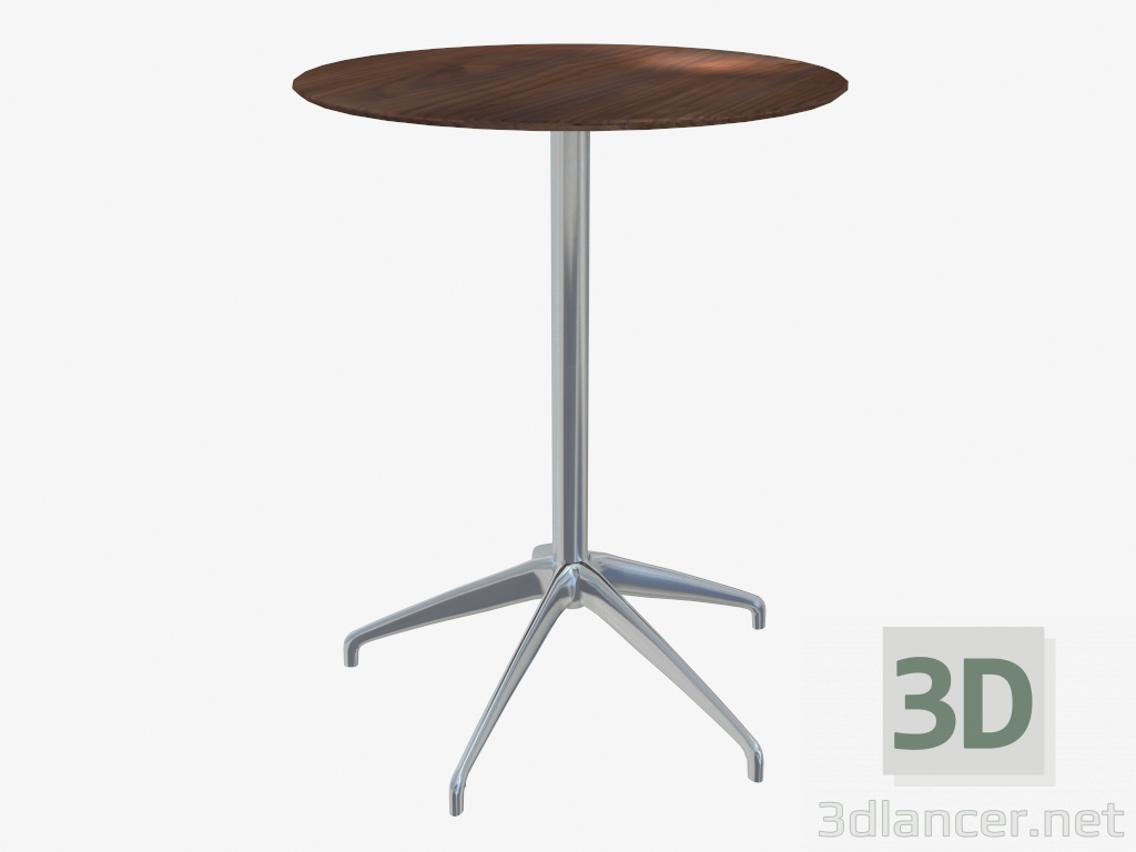 3d model Coffee table (walnut 60x73) - preview