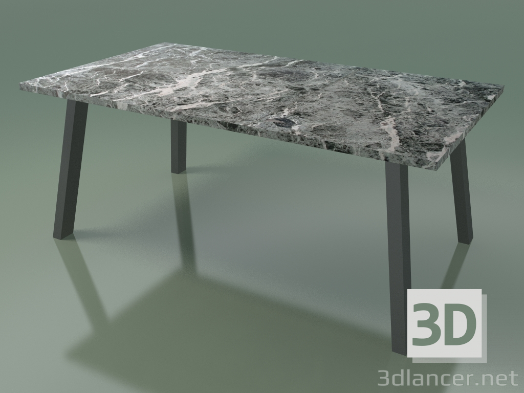3 डी मॉडल आउटडोर खाने की मेज InOut (134, ग्रे Lacquered एल्यूमीनियम, MAT-GP) - पूर्वावलोकन