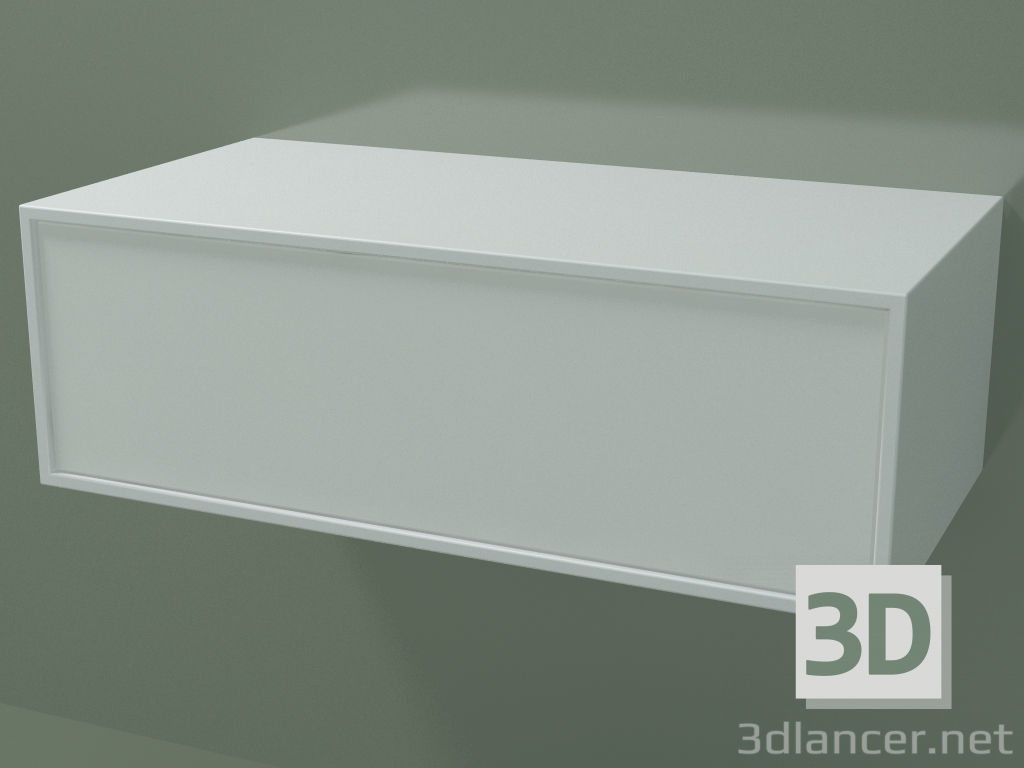 3D Modell Box (8AUCAA01, Gletscherweiß C01, HPL P01, L 72, P 36, H 24 cm) - Vorschau