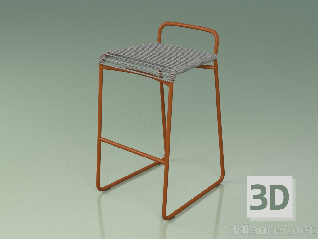 3D modeli Bar taburesi 750 (Metal Pas) - önizleme